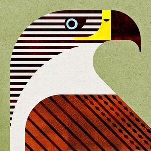 Ferruginous Hawk signed print by Scott Partridge - well known; Collectors Item